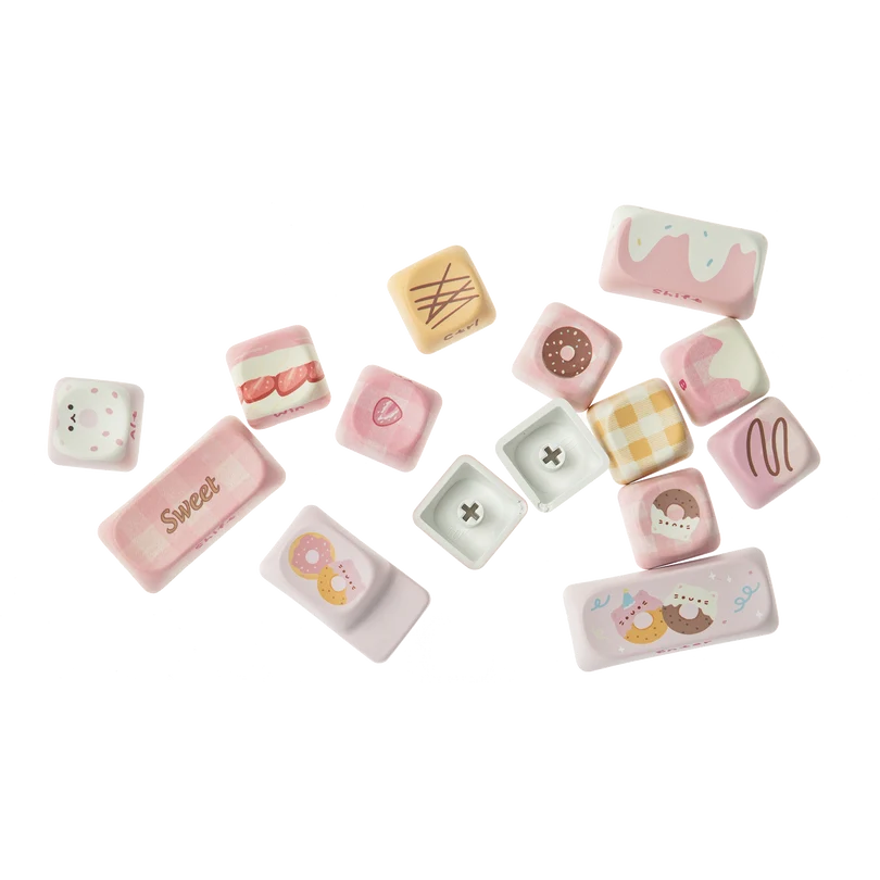 KiiBOOM Dough Fluff Keycap Set (MOA Profile)