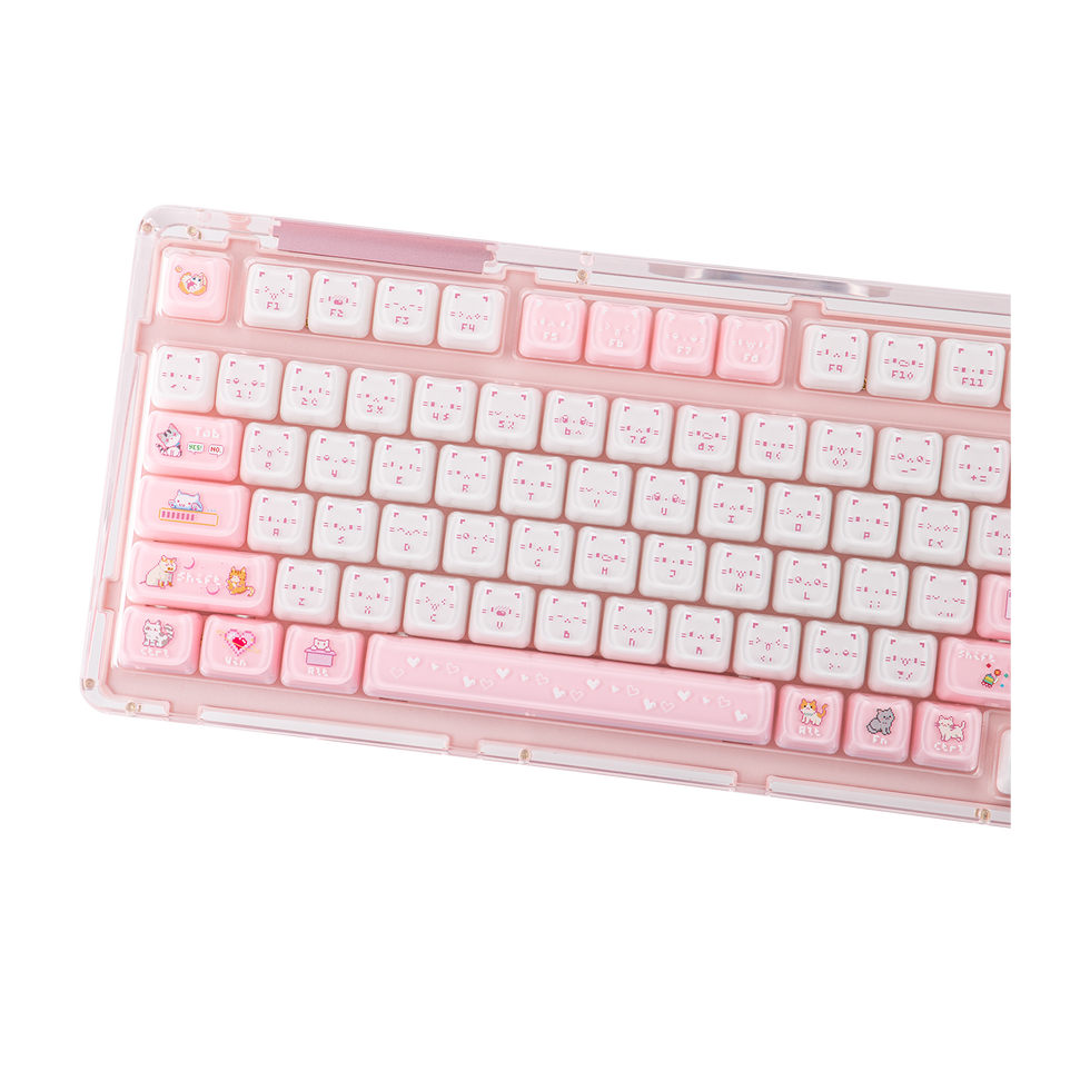 KiiBOOM Mewsic Jelly 122 Keys Keycap Set