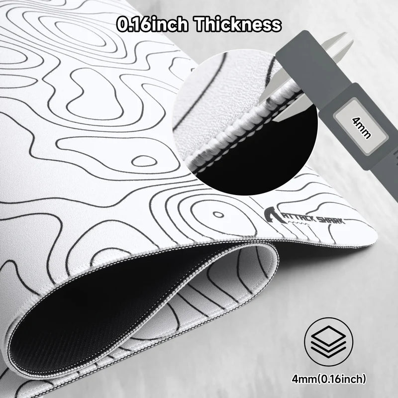 ATTACK SHARK CM02 PRO Gaming Mousepad 900×400mm - Black Contour