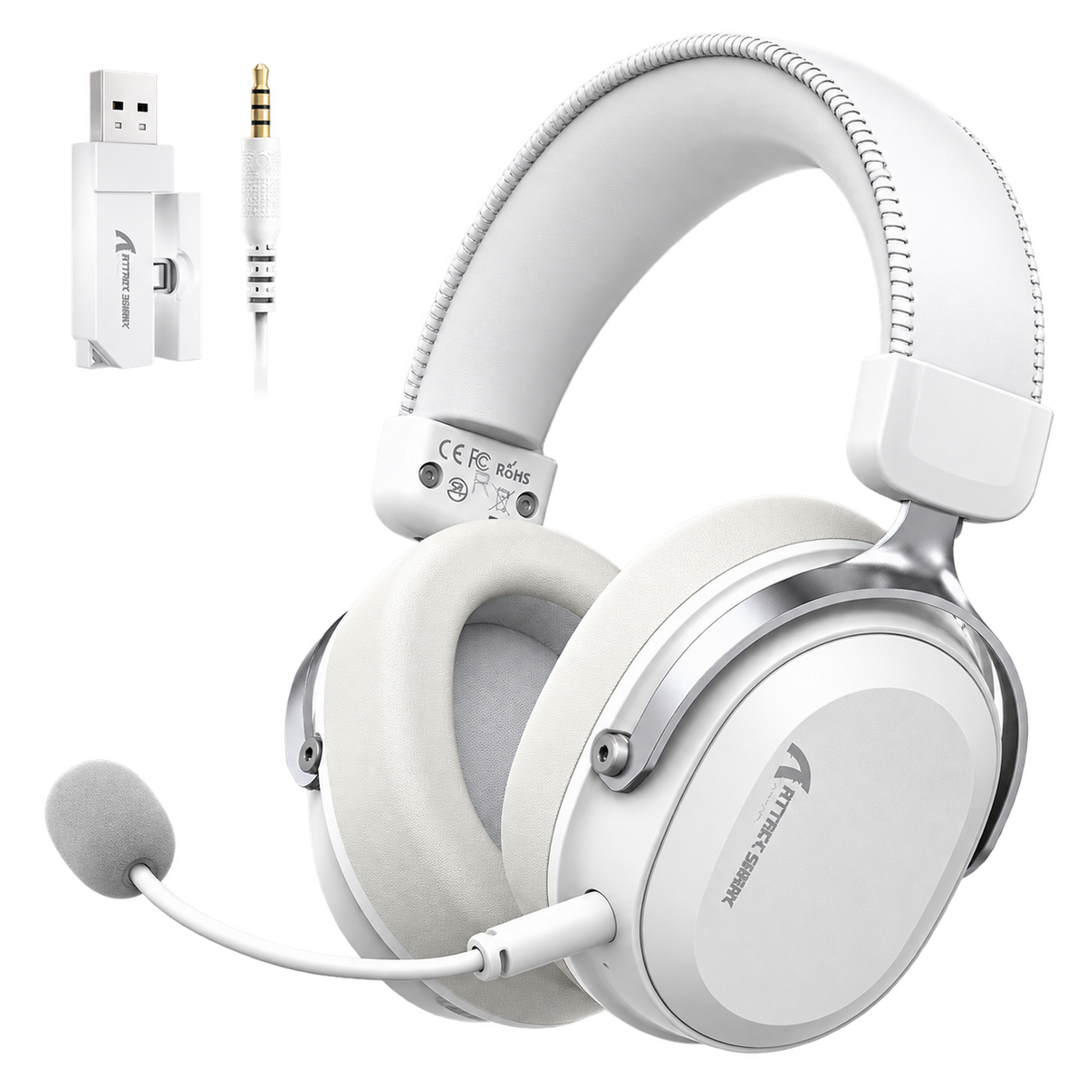 ATTACK SHARK L30 PRO Wireless Gaming Headset - White