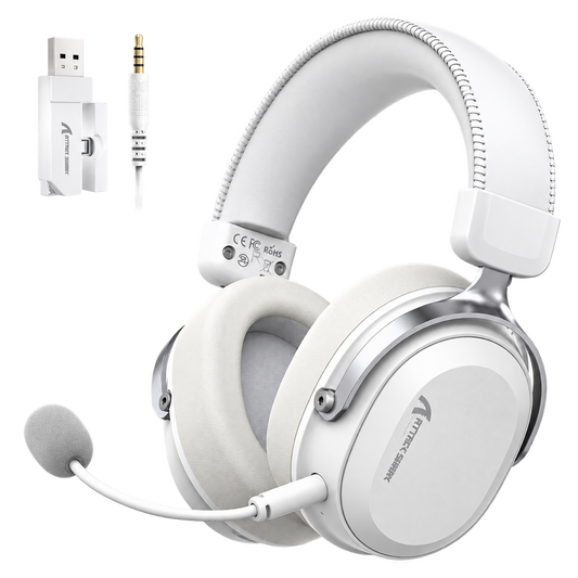 ATTACK SHARK L30 PRO Wireless Gaming Headset - White
