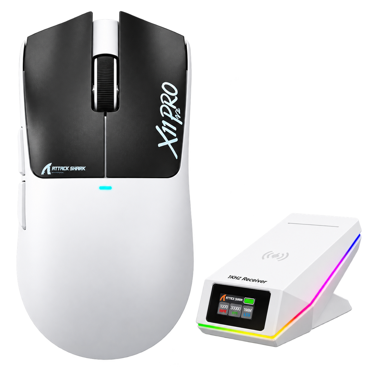 ATTACK SHARK X11 PRO V2 Wireless Gaming Mouse with TFT Charging Dock