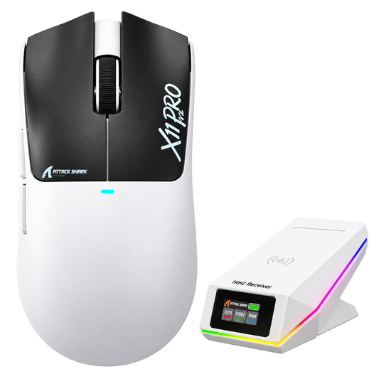 ATTACK SHARK X11 PRO V2 Wireless Gaming Mouse with TFT Charging Dock