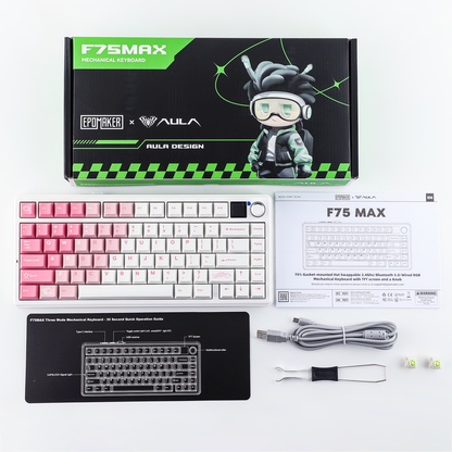EPOMAKER X AULA F75 MAX Pink