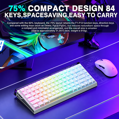 AULA HERO84 HE - White Contour