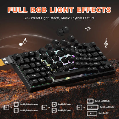 ATTACK SHARK R82 HE Magnetic Keyboard - Black