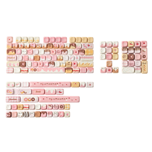 KiiBOOM Dough Fluff Keycap Set (MOA Profile)