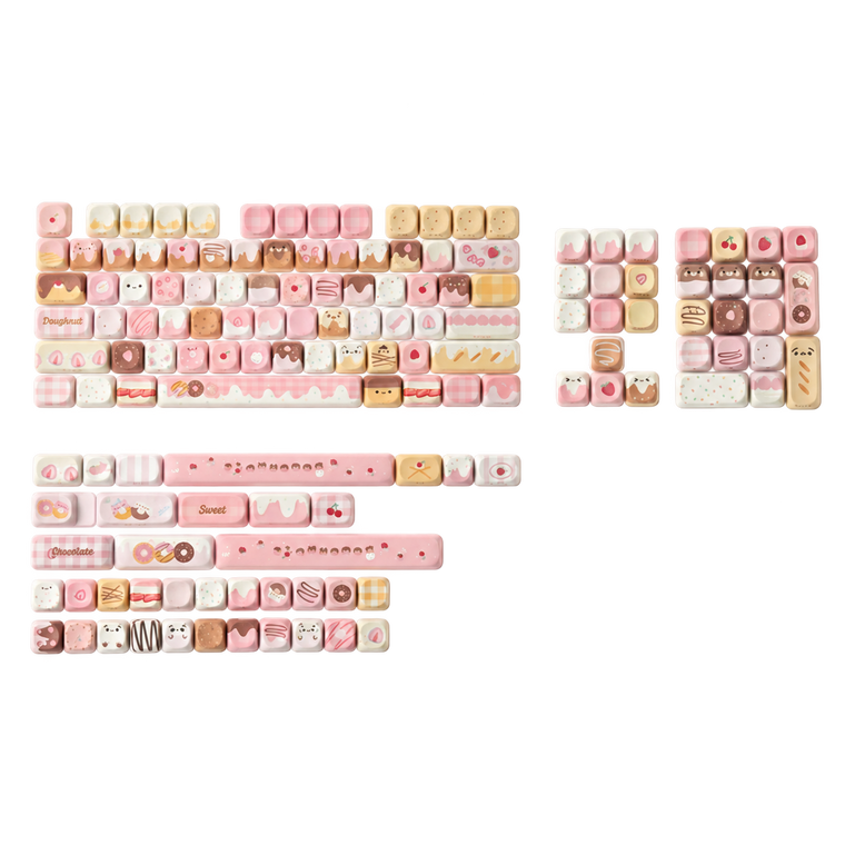 KiiBOOM Dough Fluff Keycap Set (MOA Profile)