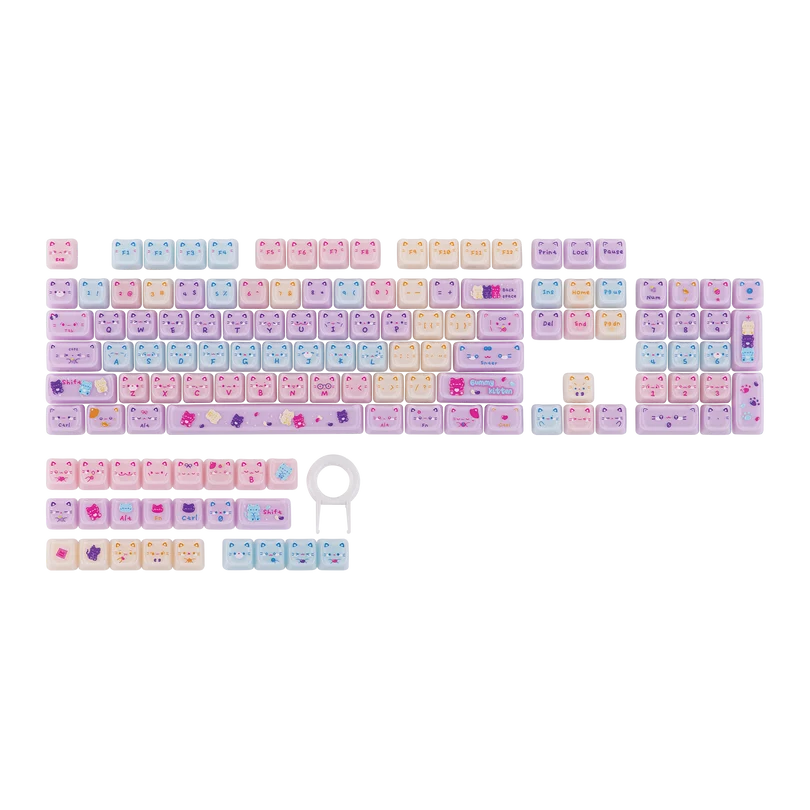 KiiBOOM Meow Pudding V2 Keycap Set (MAO Profile)