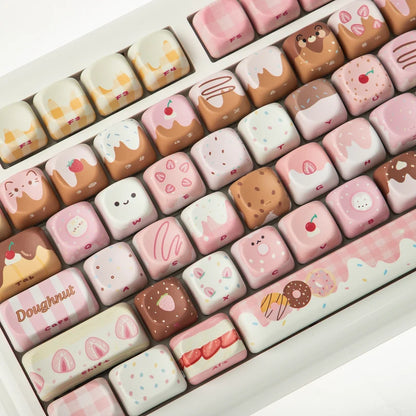 KiiBOOM Dough Fluff Keycap Set (MOA Profile)