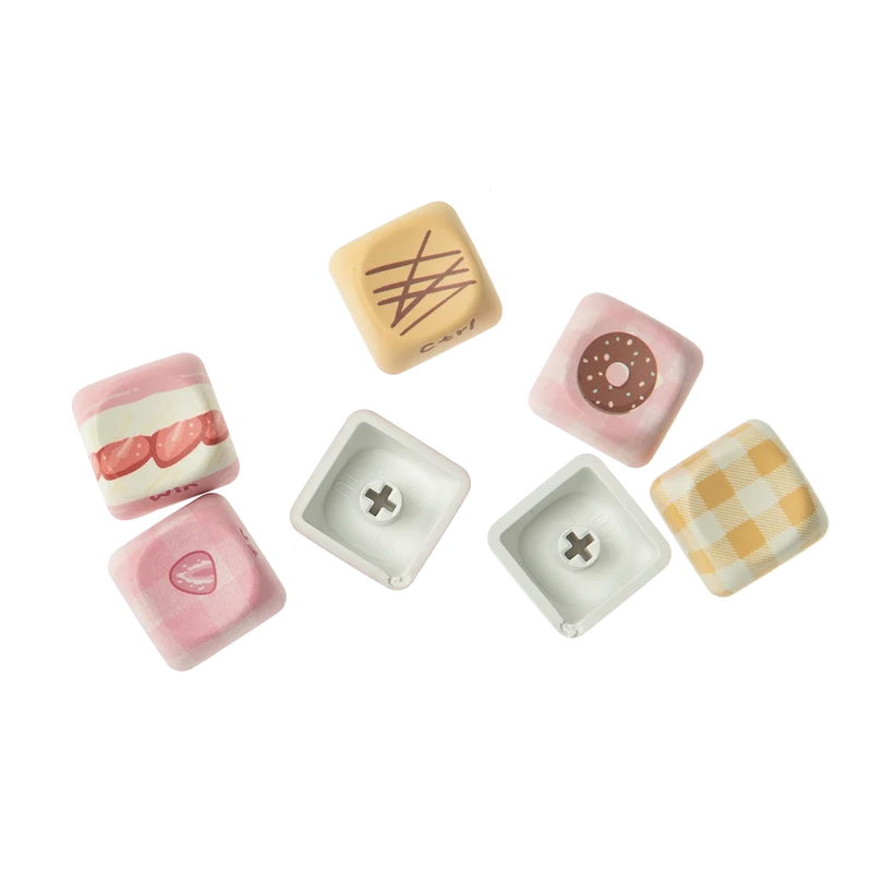 KiiBOOM Dough Fluff Keycap Set (MOA Profile)