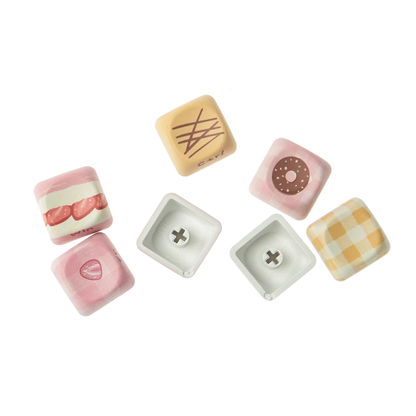 KiiBOOM Dough Fluff Keycap Set (MOA Profile)