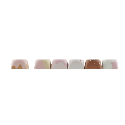 KiiBOOM Dough Fluff Keycap Set (MOA Profile)