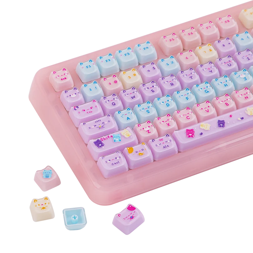 KiiBOOM Meow Pudding V2 Keycap Set (MAO Profile)