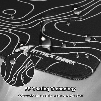 ATTACK SHARK CM02 PRO Gaming Mousepad 900×400mm - White Contour