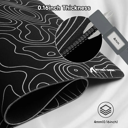 ATTACK SHARK CM02 PRO Gaming Mousepad 900×400mm - White Contour