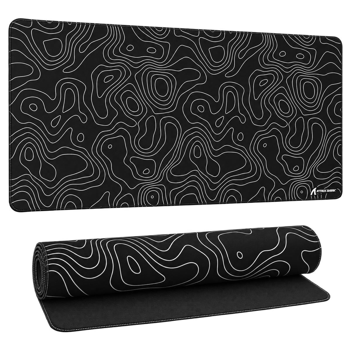 ATTACK SHARK CM02 PRO Gaming Mousepad 900×400mm - White Contour
