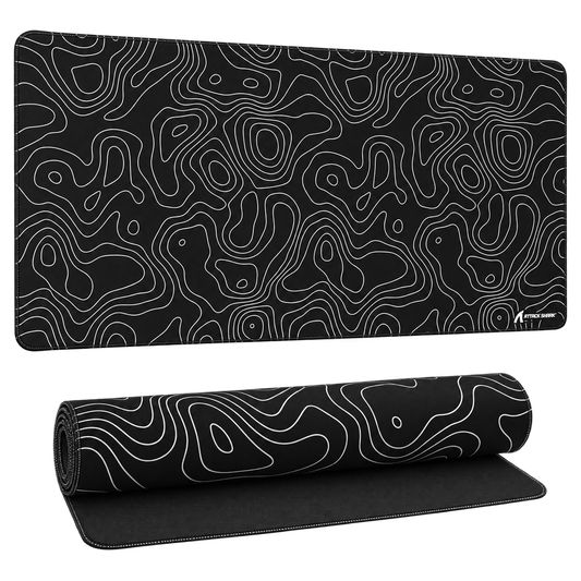ATTACK SHARK CM02 PRO Gaming Mousepad 900×400mm - White Contour
