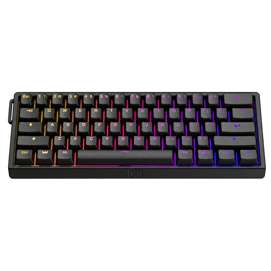 Wooting 60HE+ Hall Effect Gaming Keyboard - Black