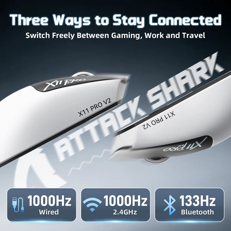 ATTACK SHARK X11 PRO V2 Wireless Gaming Mouse image 7
