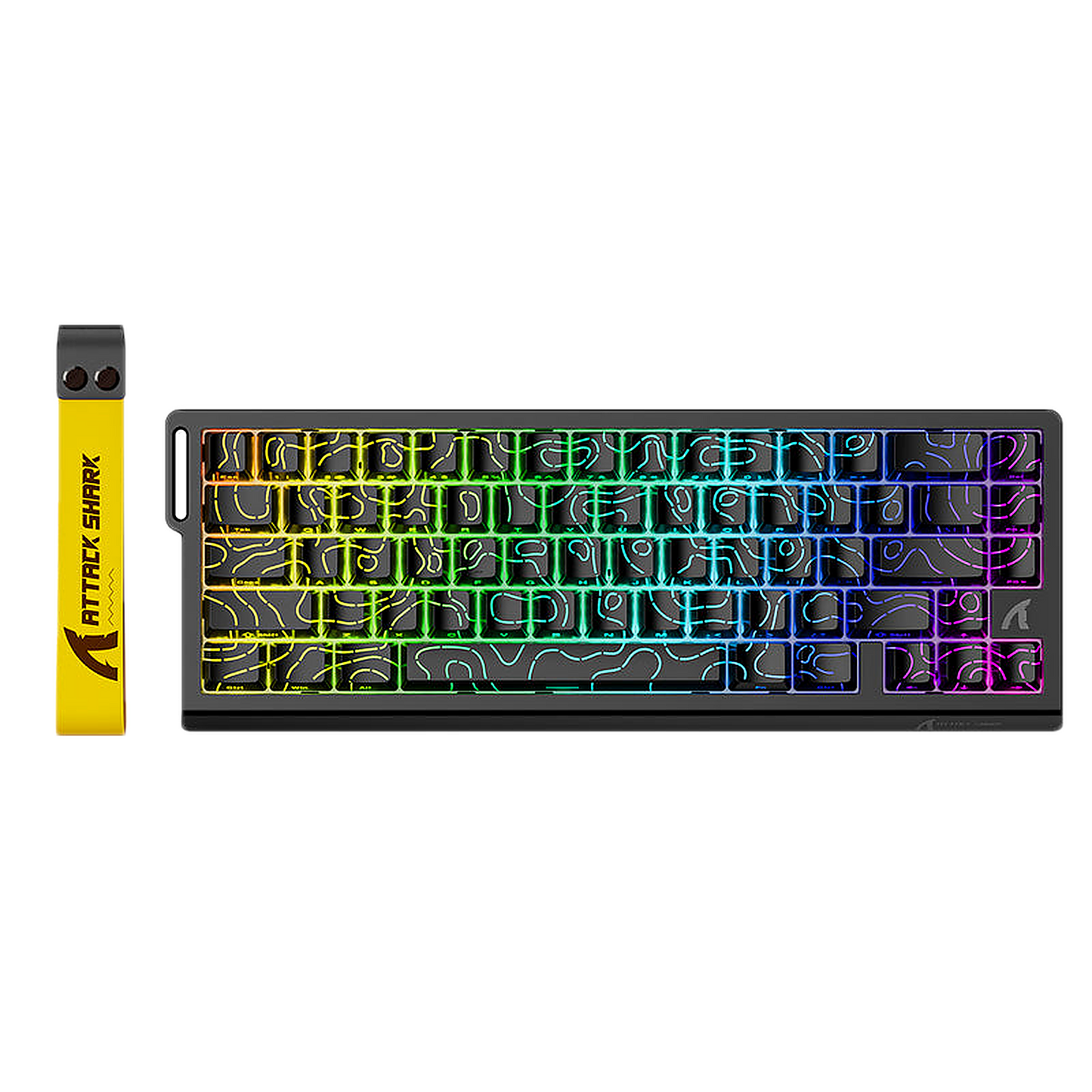 ATTACK SHARK X68 HE Rapid Trigger Keyboard Magnetic Switch (Black)