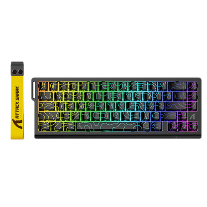 ATTACK SHARK X68 HE Rapid Trigger Keyboard Magnetic Switch (Black)