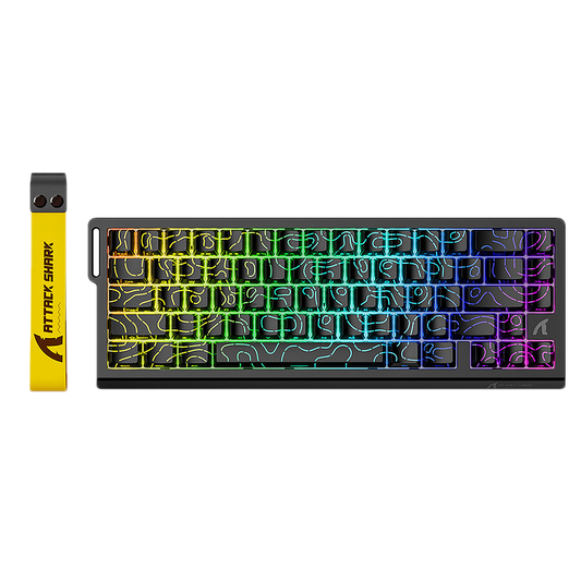 ATTACK SHARK X68 HE Rapid Trigger Keyboard Magnetic Switch (Black)