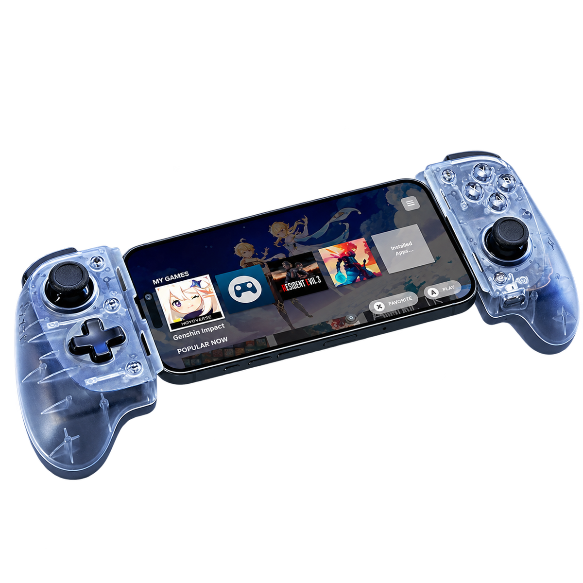 Razer Kishi V3 Full-Sized USB C Controller for iPhone & Android - Phantom White Edition